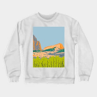 Echo Canyon State Park Located East of Pioche Nevada USA WPA Poster Art Crewneck Sweatshirt